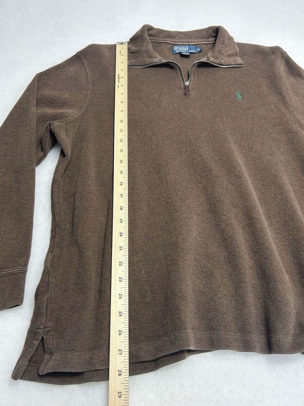 Polo Ralph Lauren Polo Ralph Lauren XL 1/4Zip Pullover Sweater Green Pony Golf Size US XL / EU 56 / 4 - 2 Thumbnail