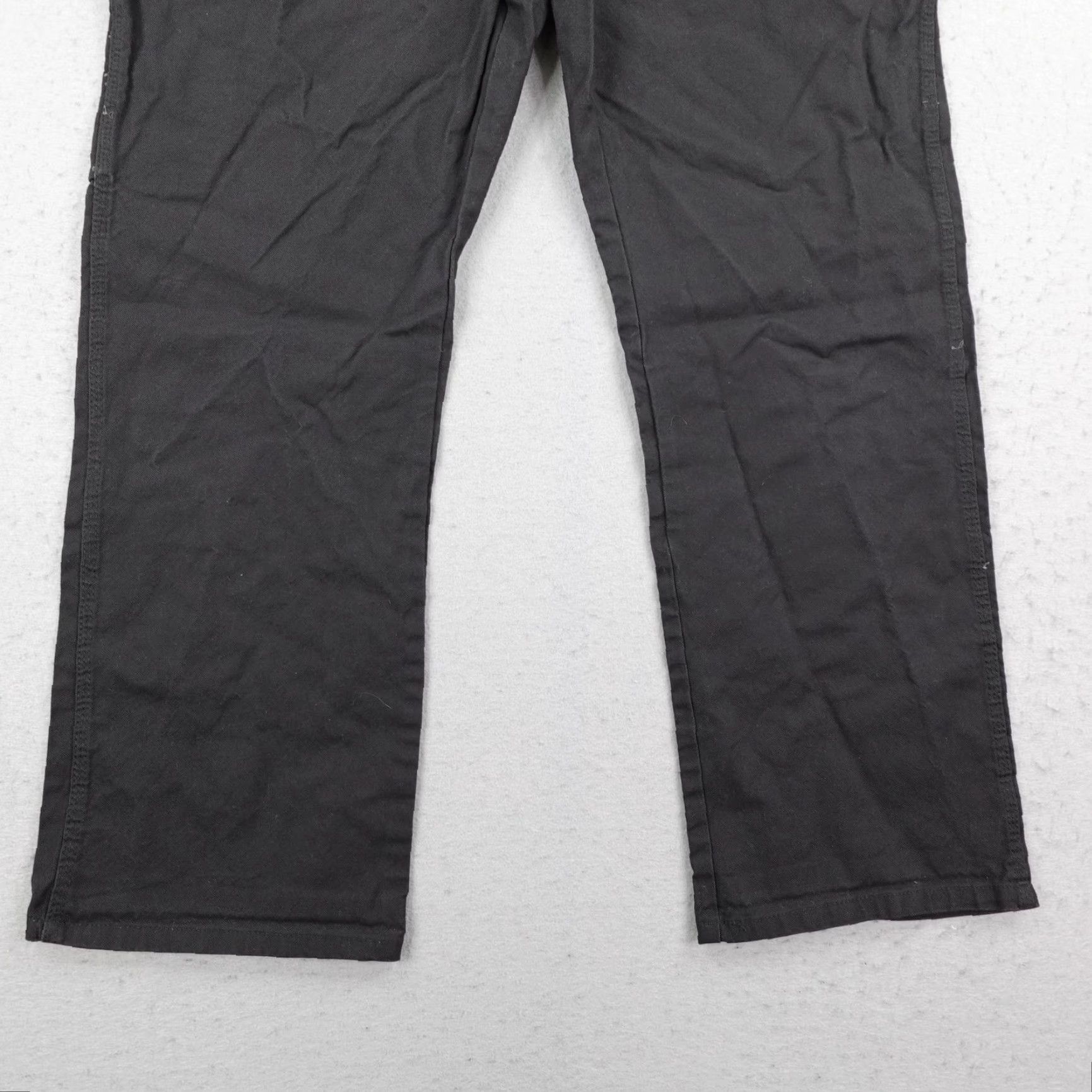Dickies Dickies Pants Mens 38x30 Black Carpenter Canvas Work Utility Relaxed Outdoors Size US 38 / EU 54 - 3 Thumbnail