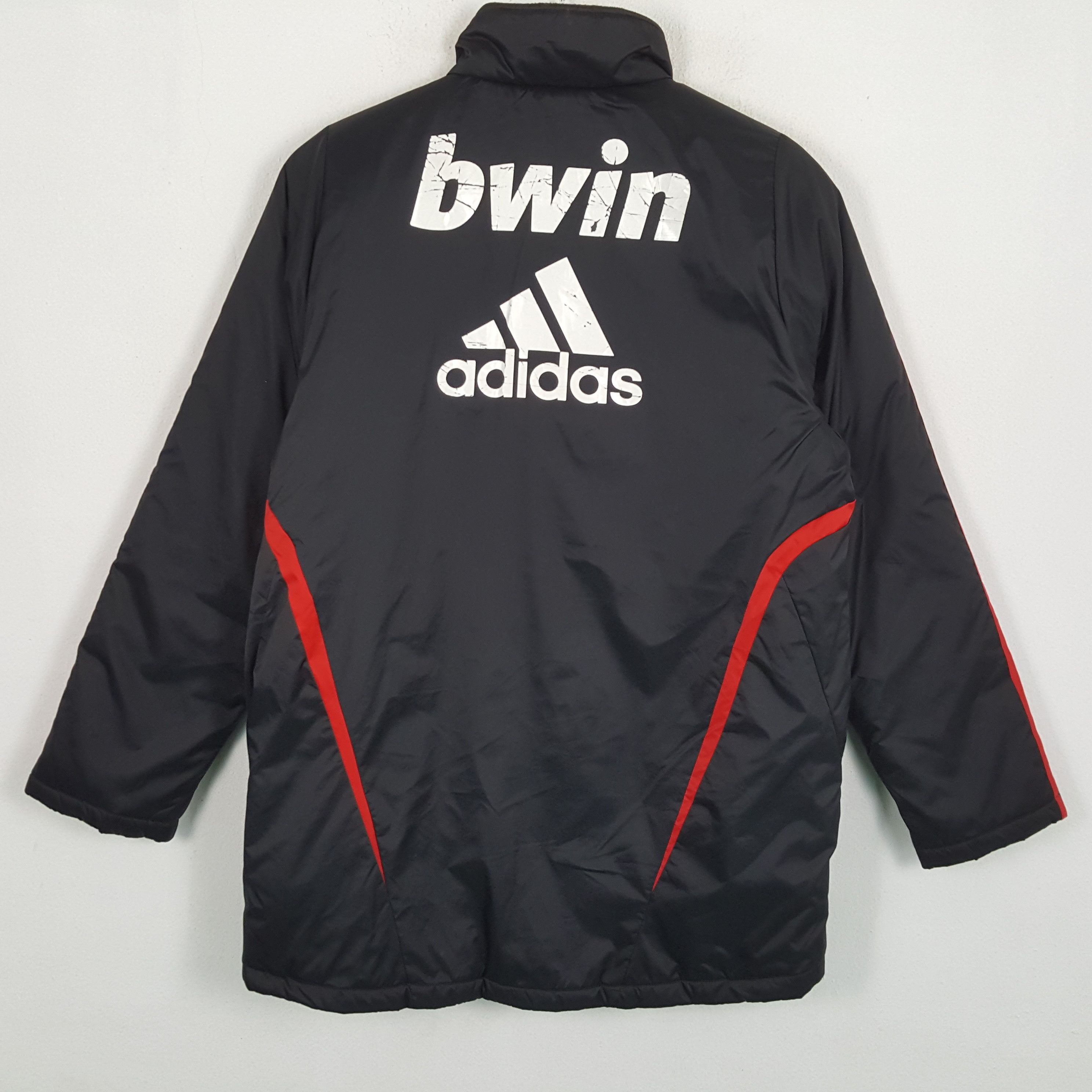 Adidas × Vintage ADIDAS AC MILAN Sportswear Winter Season Jacket Size US XL / EU 56 / 4 - 3 Thumbnail