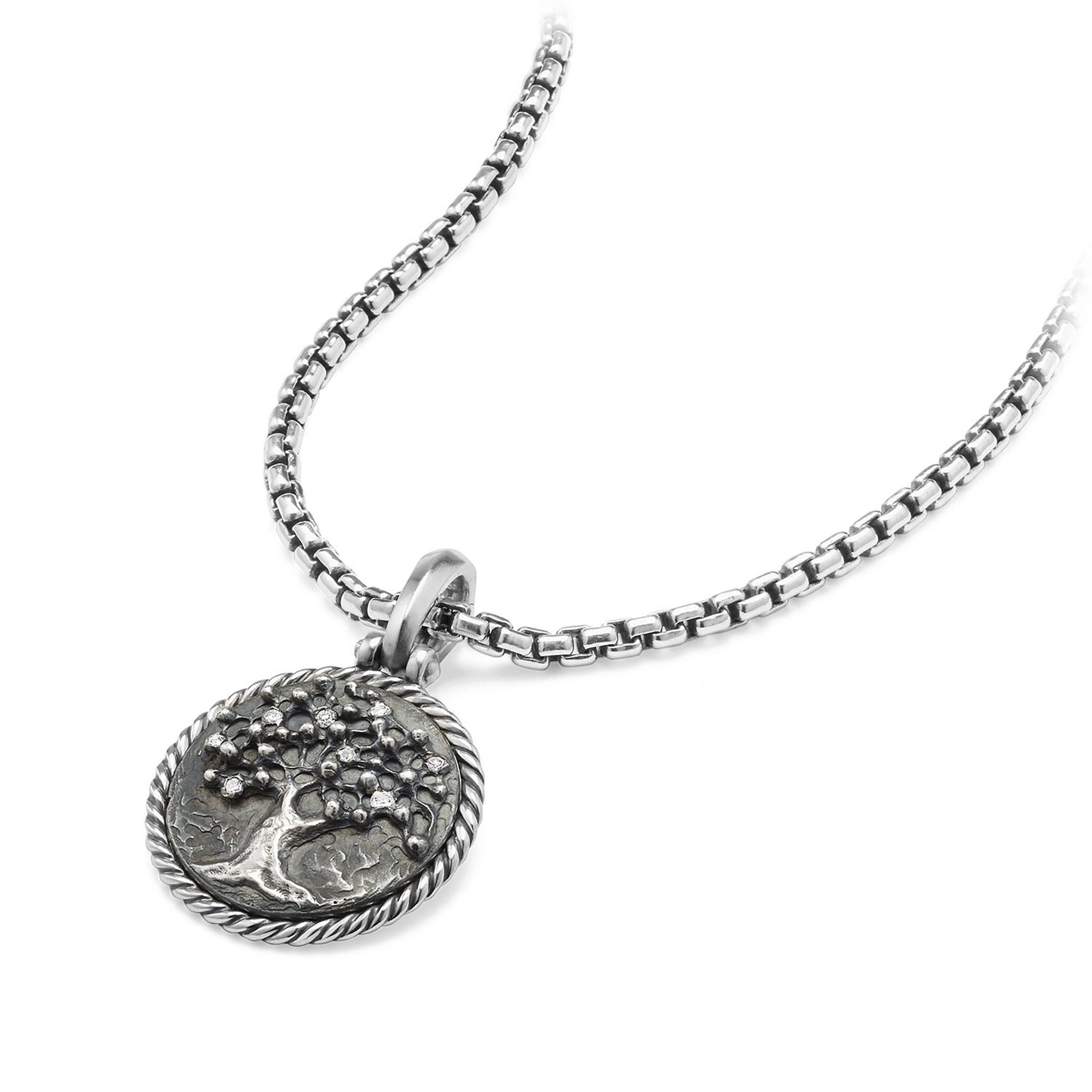David Yurman o1w1db10526 D13332D Size:10/ Amulet in Sterling Silver Size ONE SIZE - 2 Thumbnail