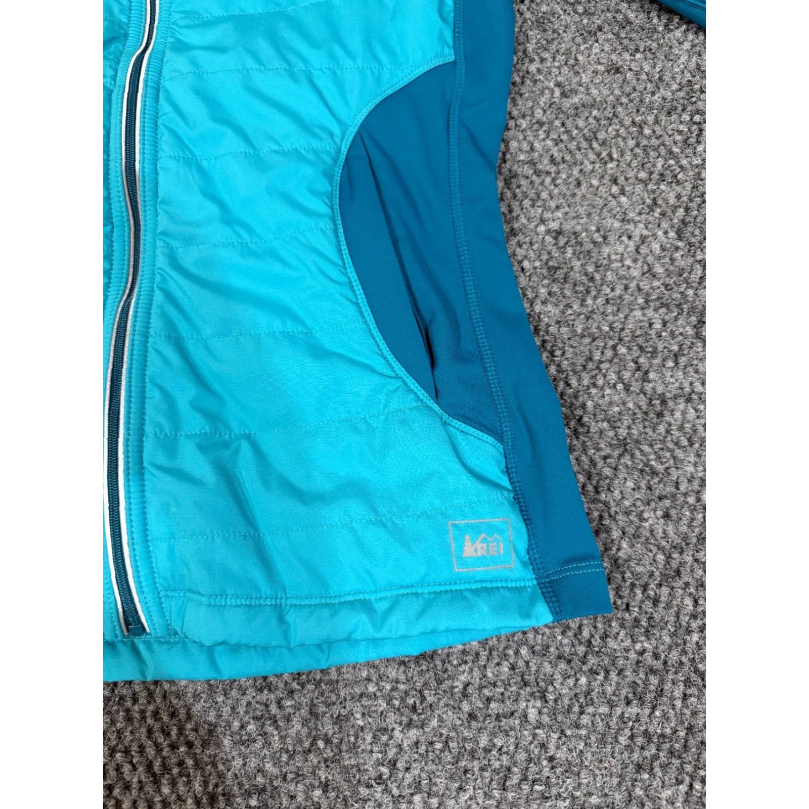 Vintage REI Jacket Womens XXS Blue Full Zip Lightweight Windbreaker Outdoor Hiking Size XXS / US 00 / IT 34 - 3 Thumbnail