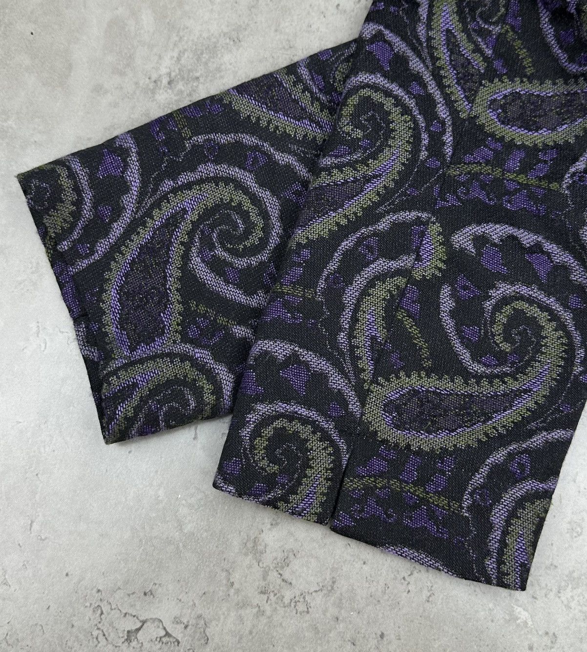 Alexander McQueen Alexander McQueen Paisley Jacquard Blazer Jacket Purple Size US M / EU 48-50 / 2 - 6 Thumbnail