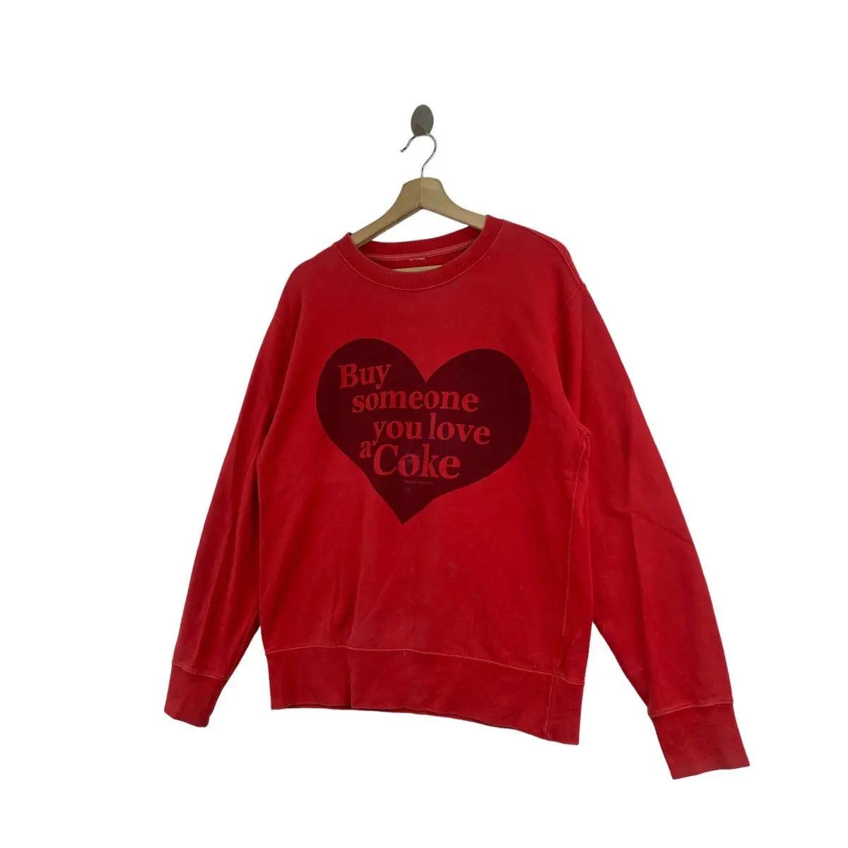 Uniqlo UNIQLO x COKE COCA COLA Buy Someone You Love Sweatshirt Size L / US 10 / IT 46 - 3 Thumbnail