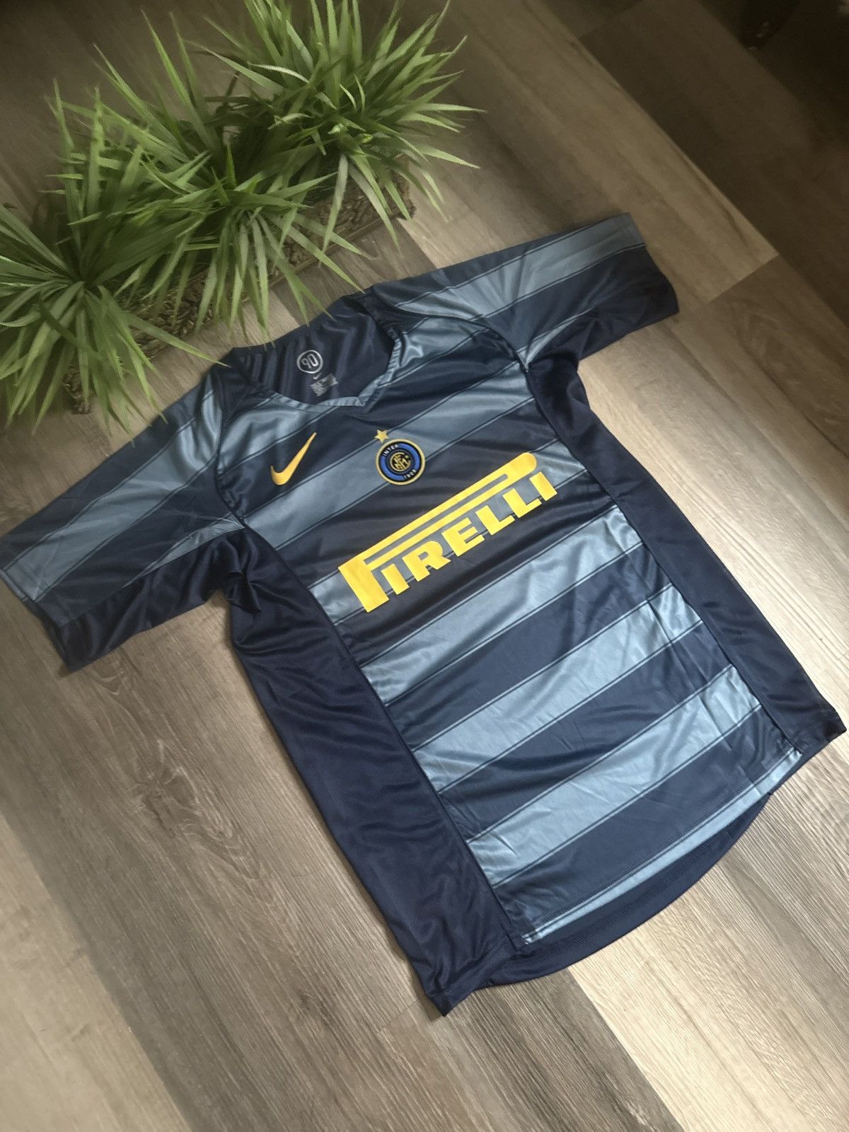 Nike Inter Milan 2004/05 Third Retro Soccer Jersey VTG Football Size US M / EU 48-50 / 2 - 1 Thumbnail