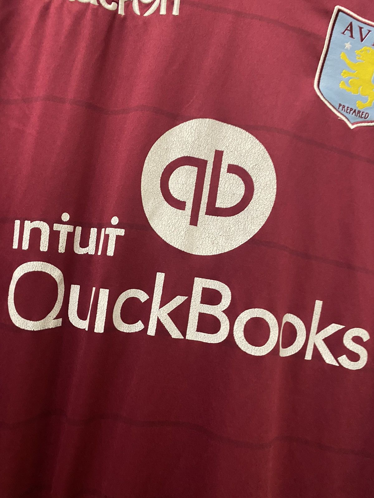 Vintage Aston Villa Home T-Shirt 2015-2016 Clarkie Very Rare💥 Size US M / EU 48-50 / 2 - 2 Thumbnail