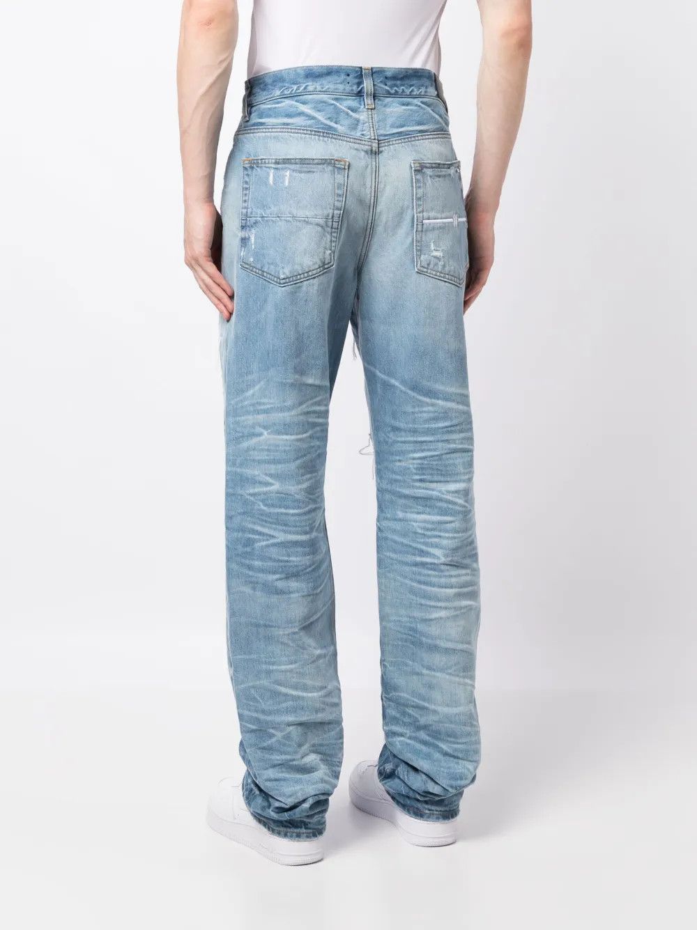 Amiri o1y0525 Denim Pant in Blue Size US 33 - 3 Thumbnail