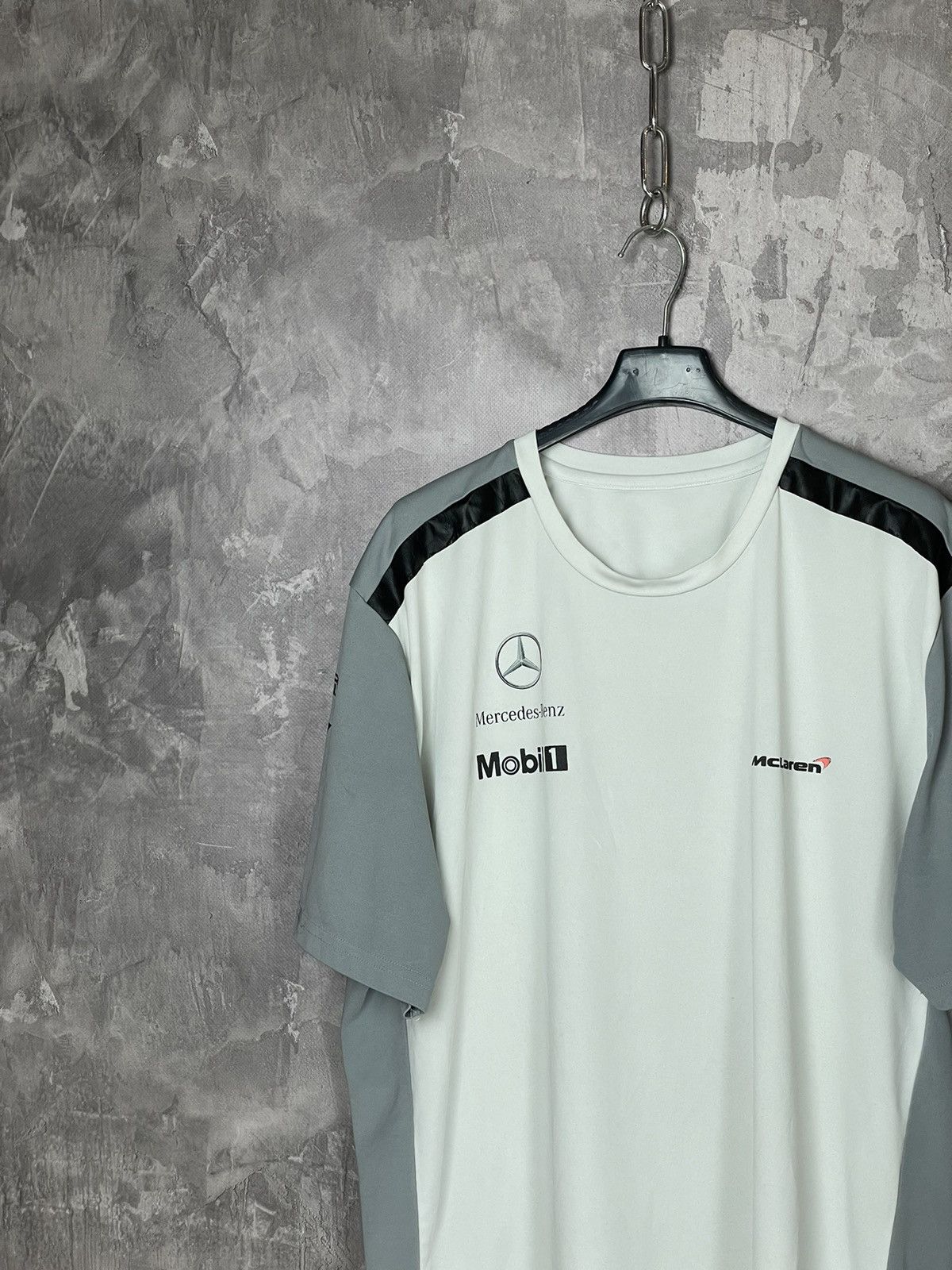 Vintage Mercedes Mclaren Racing Rare Sport Jersey T shirt Size US M / EU 48-50 / 2 - 3 Thumbnail