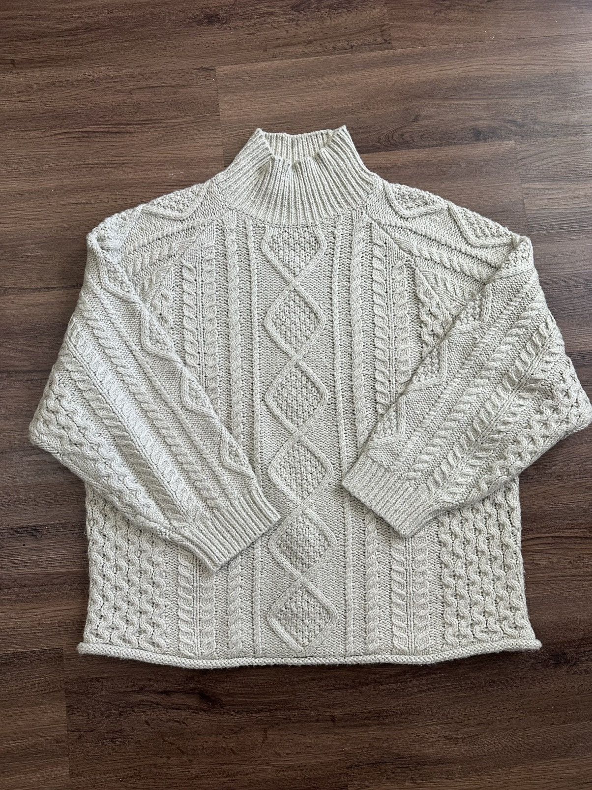 Fear of God Fear of God Essentials Wheat Cableknit Size US M / EU 48-50 / 2 - 1 Thumbnail