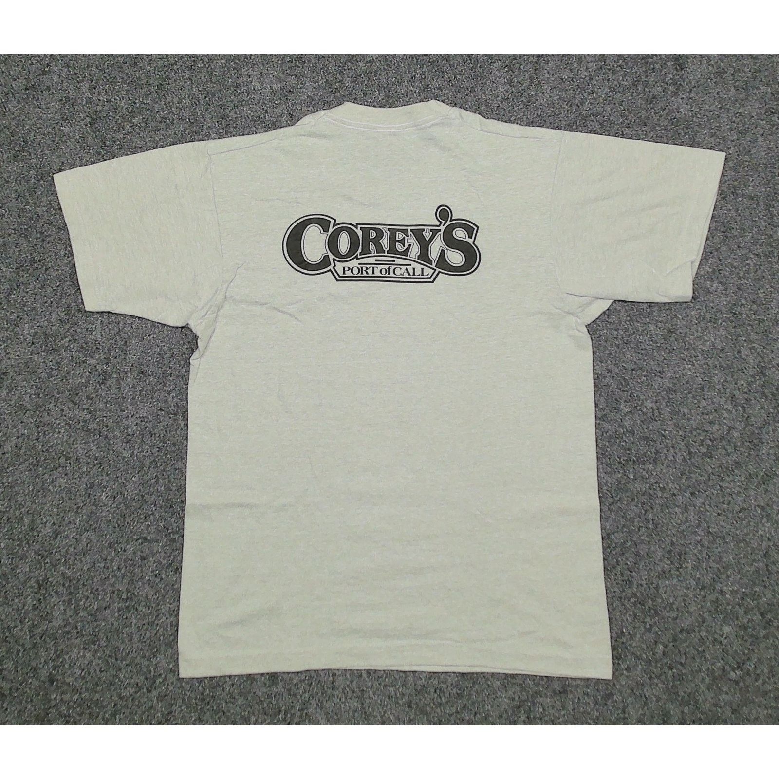 Vintage Vtg 80s Screen Stars Coreys Cudahy WI T-Shirt Mens Medium Size US M / EU 48-50 / 2 - 4 Thumbnail