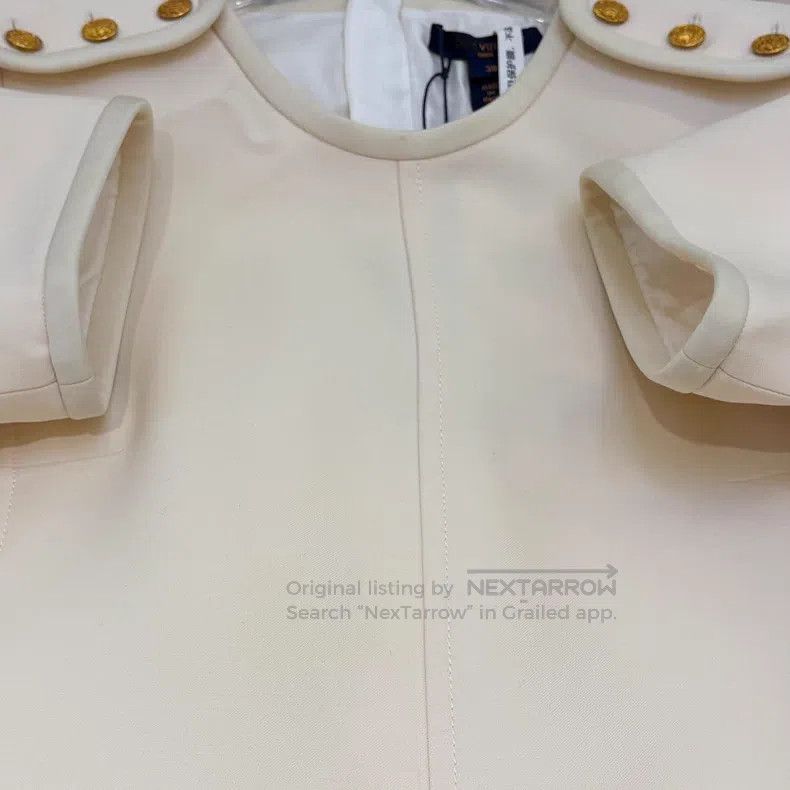 Louis Vuitton Louis Vuitton SS23 Solid Apron Short Sleeve Dress Size XS / US 0-2 / IT 36-38 - 6 Thumbnail