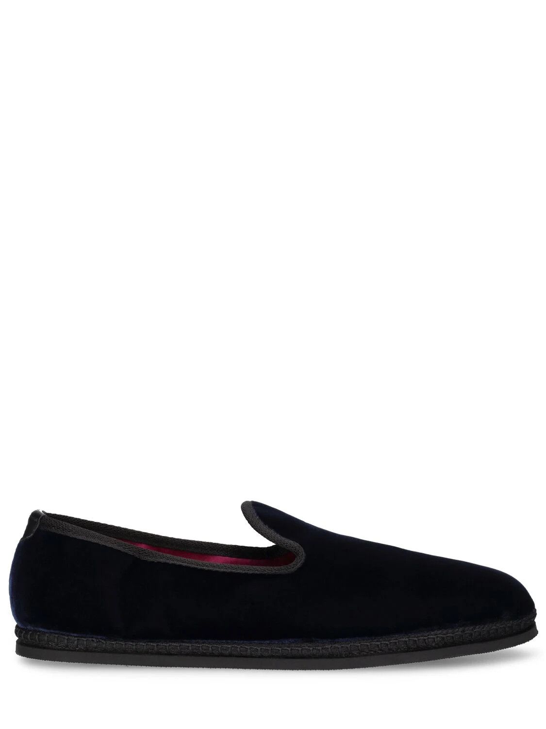 Tom Ford o1w1db10724 J1426 Velvet Loafers in Navy Size US 13 / EU 46 - 1 Thumbnail