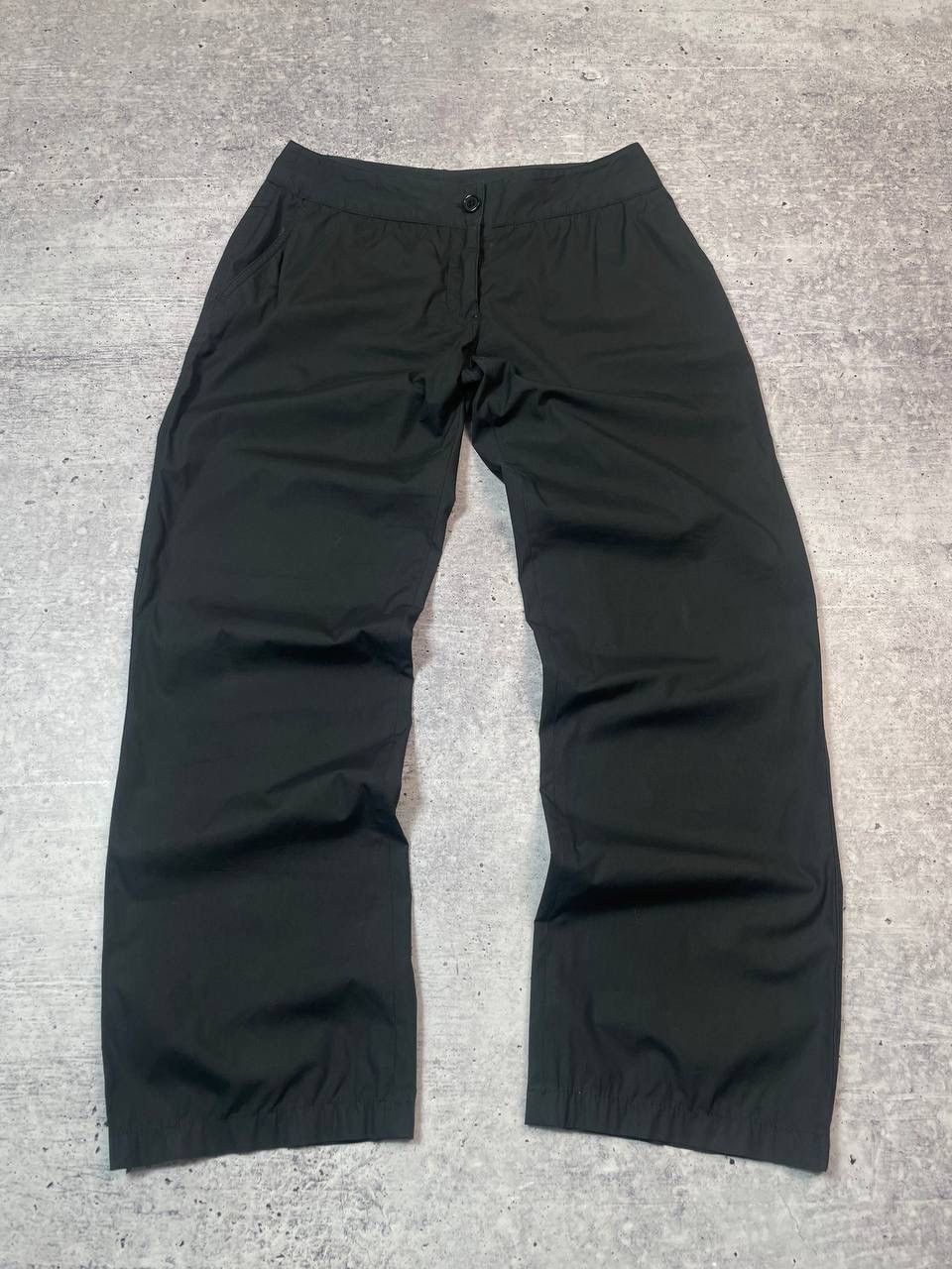 Prada Vintage 00s Prada Cotton Nylon Pants Y2K Size 30" / US 8 / IT 44 - 2 Thumbnail