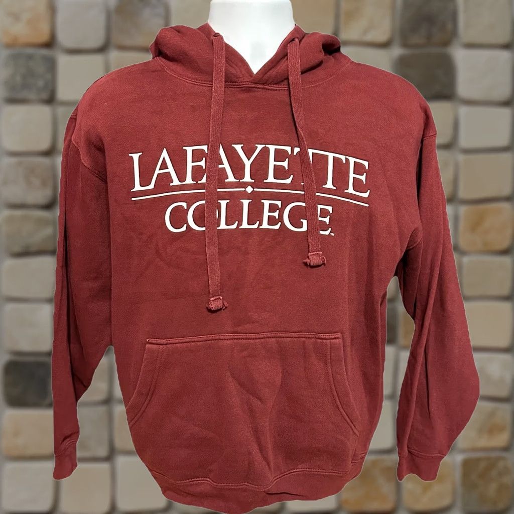 Sunray Sportswear Lafayette College Hoodie Sweatshirt Pullover Adult Small Maroon Leopards Hood - Classic Campus Style Size US S / EU 44-46 / 1 - 1 Thumbnail