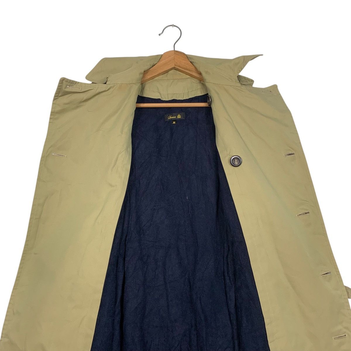 Japanese Brand Drawer Double Breasted Trench Coat Size XS / US 0-2 / IT 36-38 - 12 Thumbnail