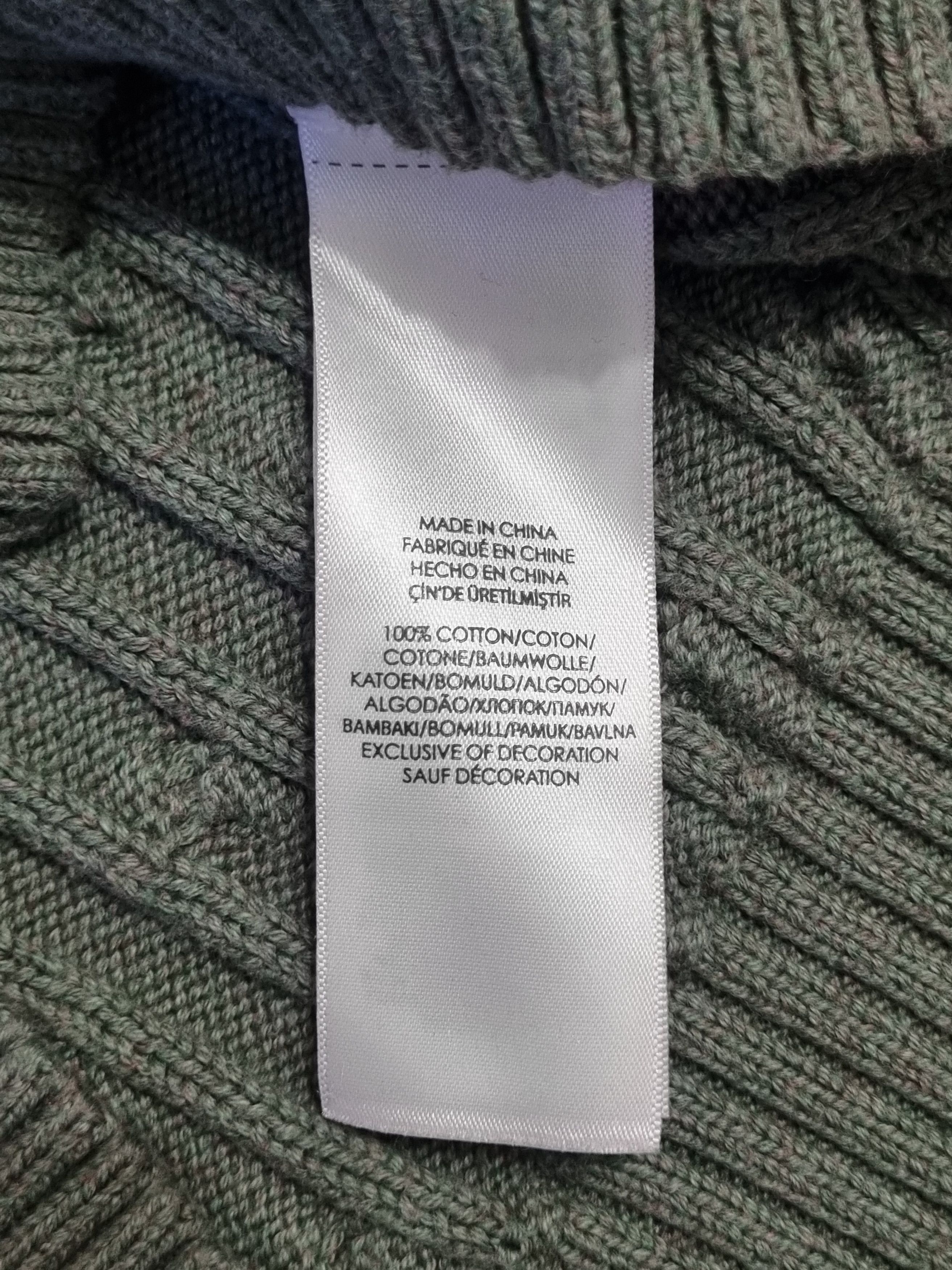 Polo Ralph Lauren Polo Ralph Lauren Braided Cable Knit V Neck Cotton Sweater Size S / US 4 / IT 40 - 6 Thumbnail
