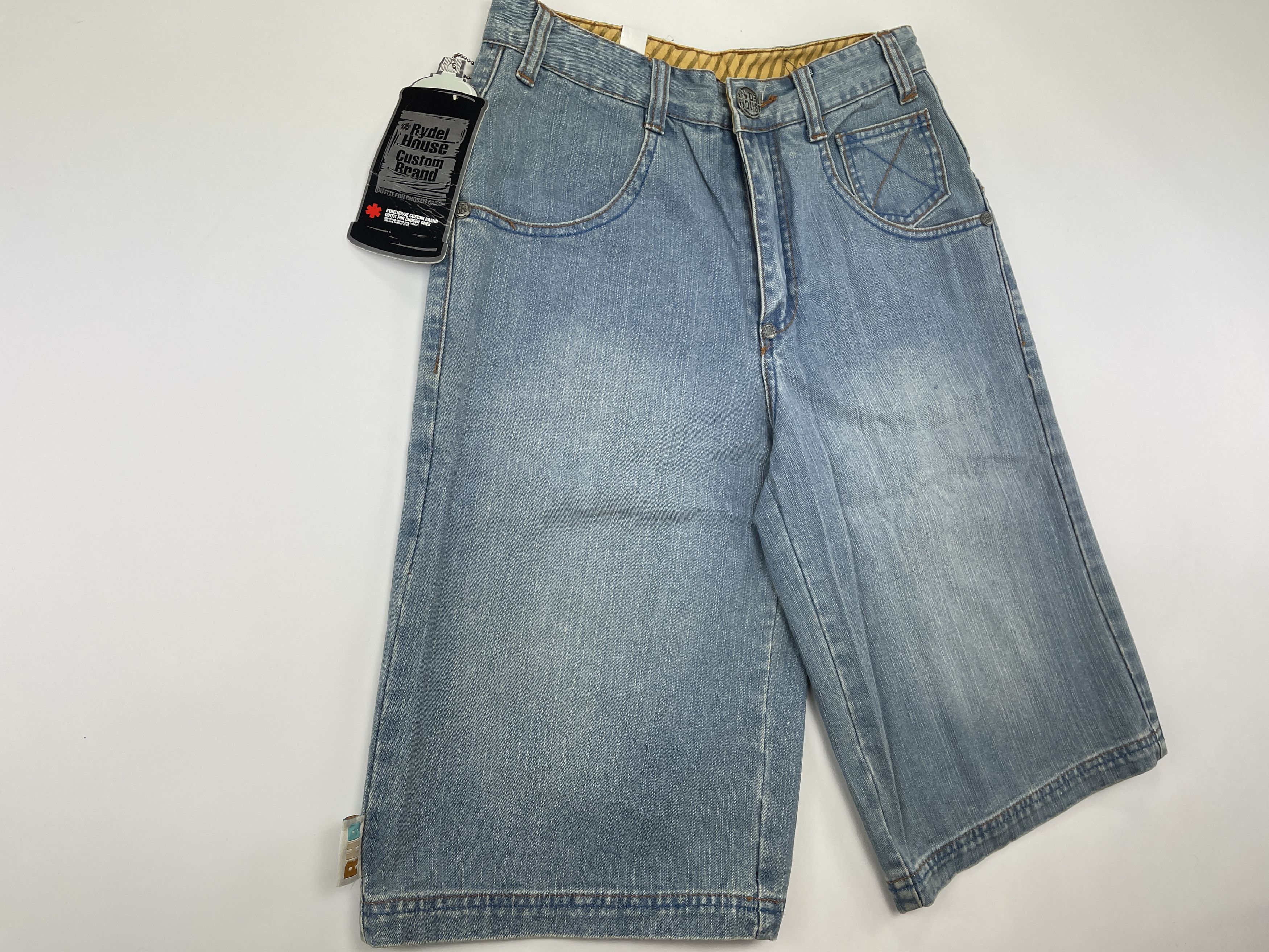 Vintage Rydel House shorts, vintage jeans 90s hip hop 1990s baggy 28 Size US 28 / EU 44 - 8 Thumbnail