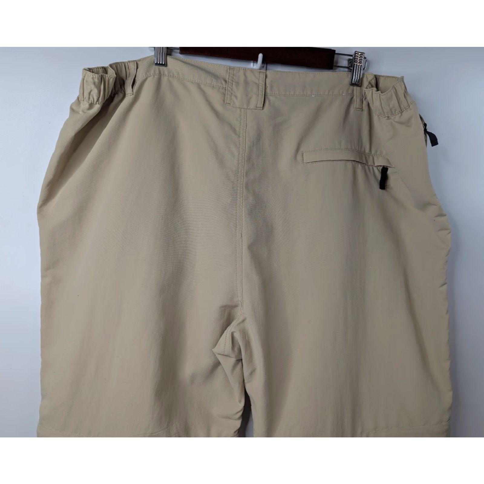 Vintage World Wide Sportsman Pants Men's 2XL Convertible Outdoors Beige Cargo Pocket Zip Off Size US 39 - 5 Thumbnail
