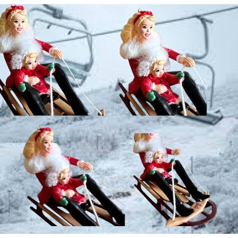 Other Hallmark Keepsake Winter Fun With Barbie Kelly 1999 Christm Size ONE SIZE - 4 Thumbnail