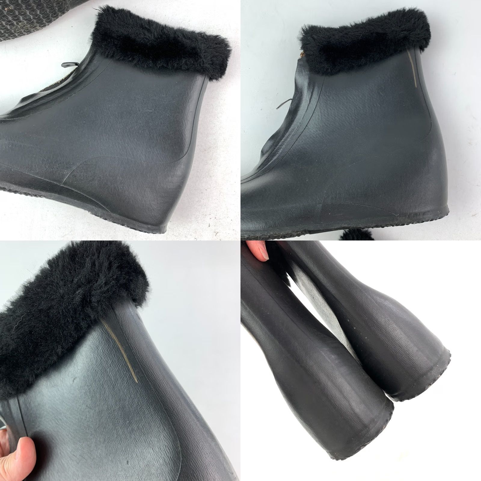 Vintage VINTAGE La Crosse Boots Rubber Black Zip Waterproof Lacrosse 1960s Womens 8 Read Size US 8 / IT 38 - 8 Thumbnail