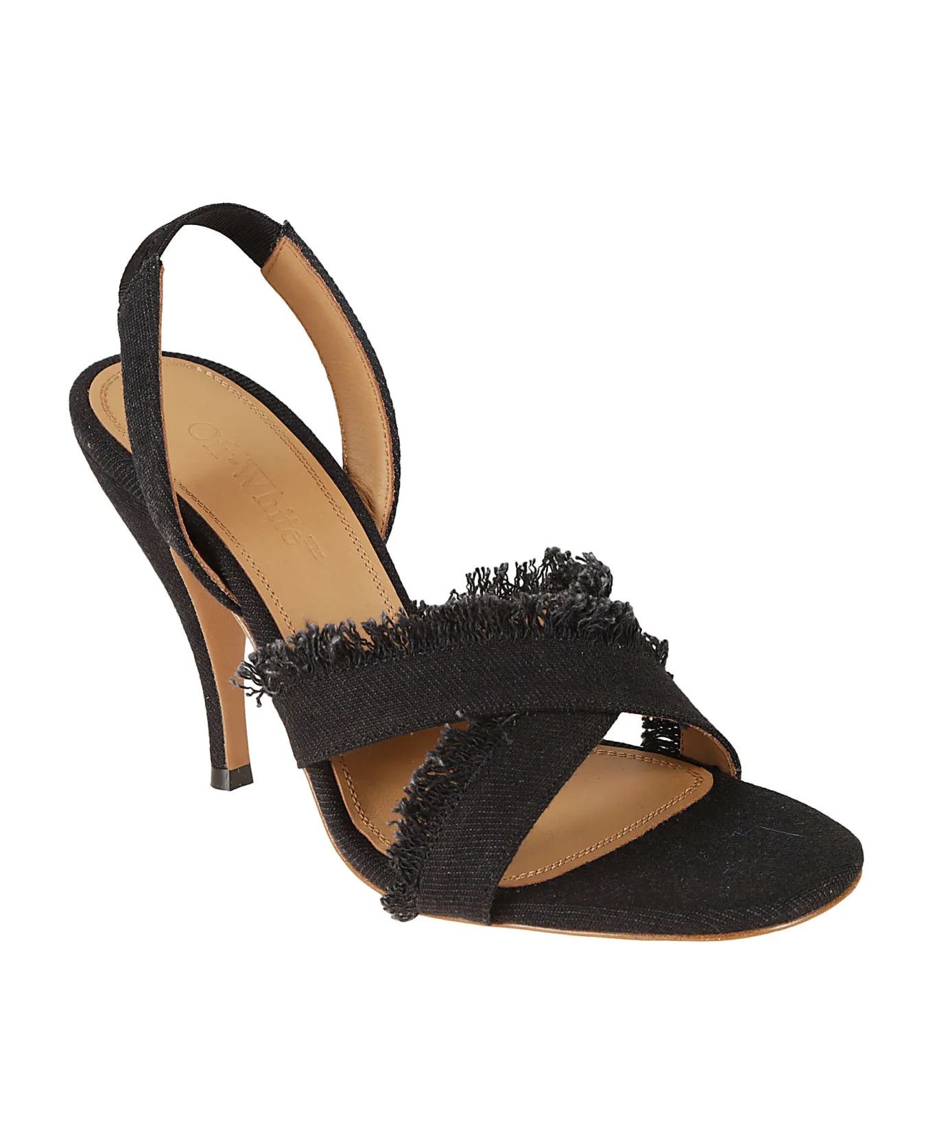 Off-White o1y1225 Ankle Strap Sandals in Black Size US 7 / IT 37 - 3 Thumbnail