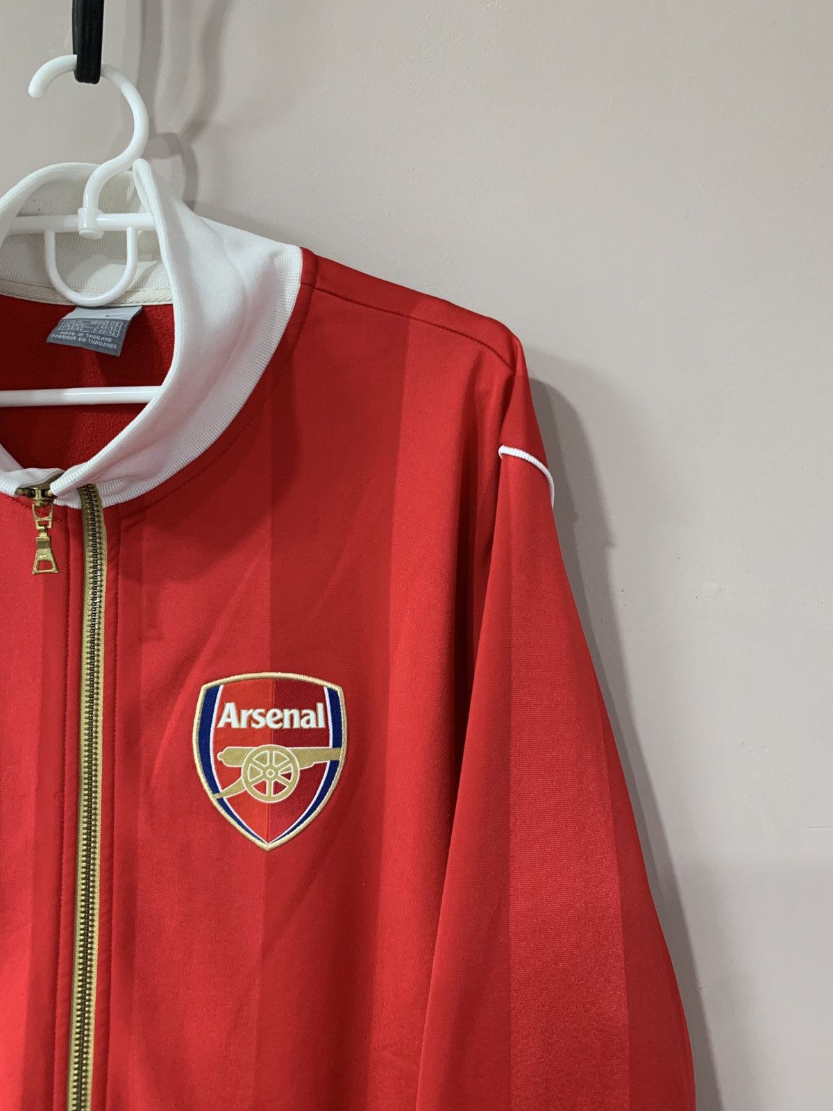 Nike × Vintage ARSENAL LONDON 2004 Zip FOOTBALL Jacket Nike Soccer Vintage Size US M / EU 48-50 / 2 - 3 Thumbnail