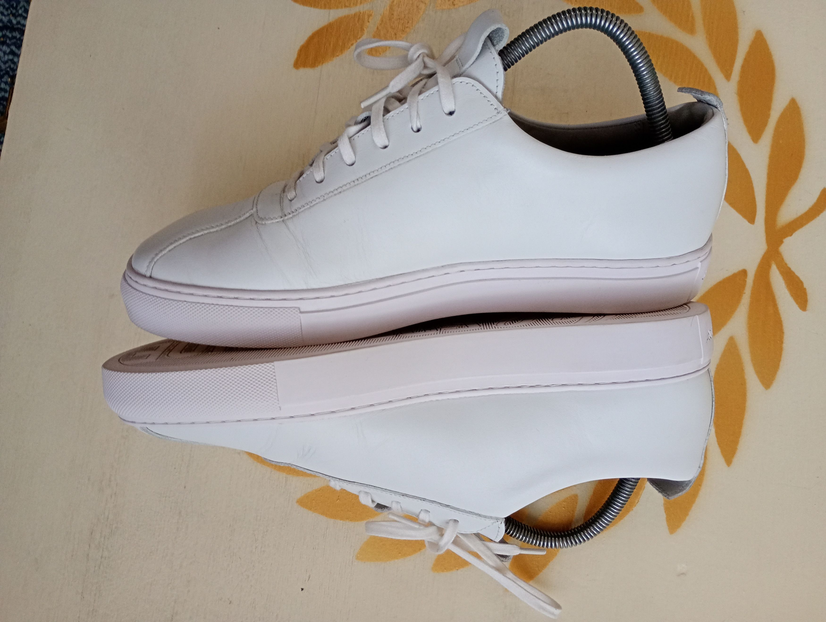 Grenson Grenson White Leather Sneakers Size US 8 / EU 41 - 11 Thumbnail