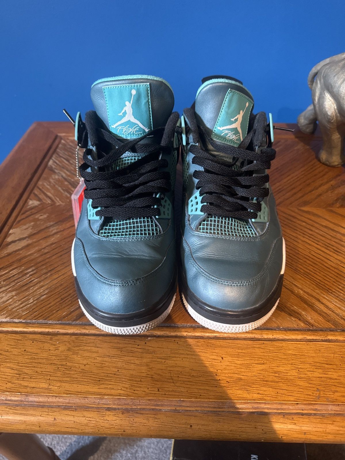 Jordan Brand Jordan Retro 4 Teal Size US 12 / EU 45 - 6 Thumbnail