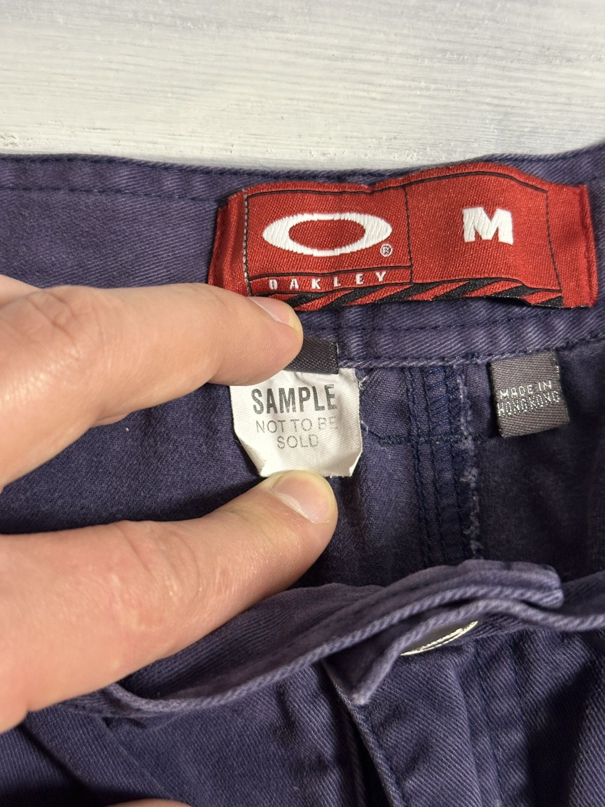 Oakley Rare Vintage Shorts Oakley Sample Metal Logo Japan Style Y2K Size US 30 / EU 46 - 11 Thumbnail