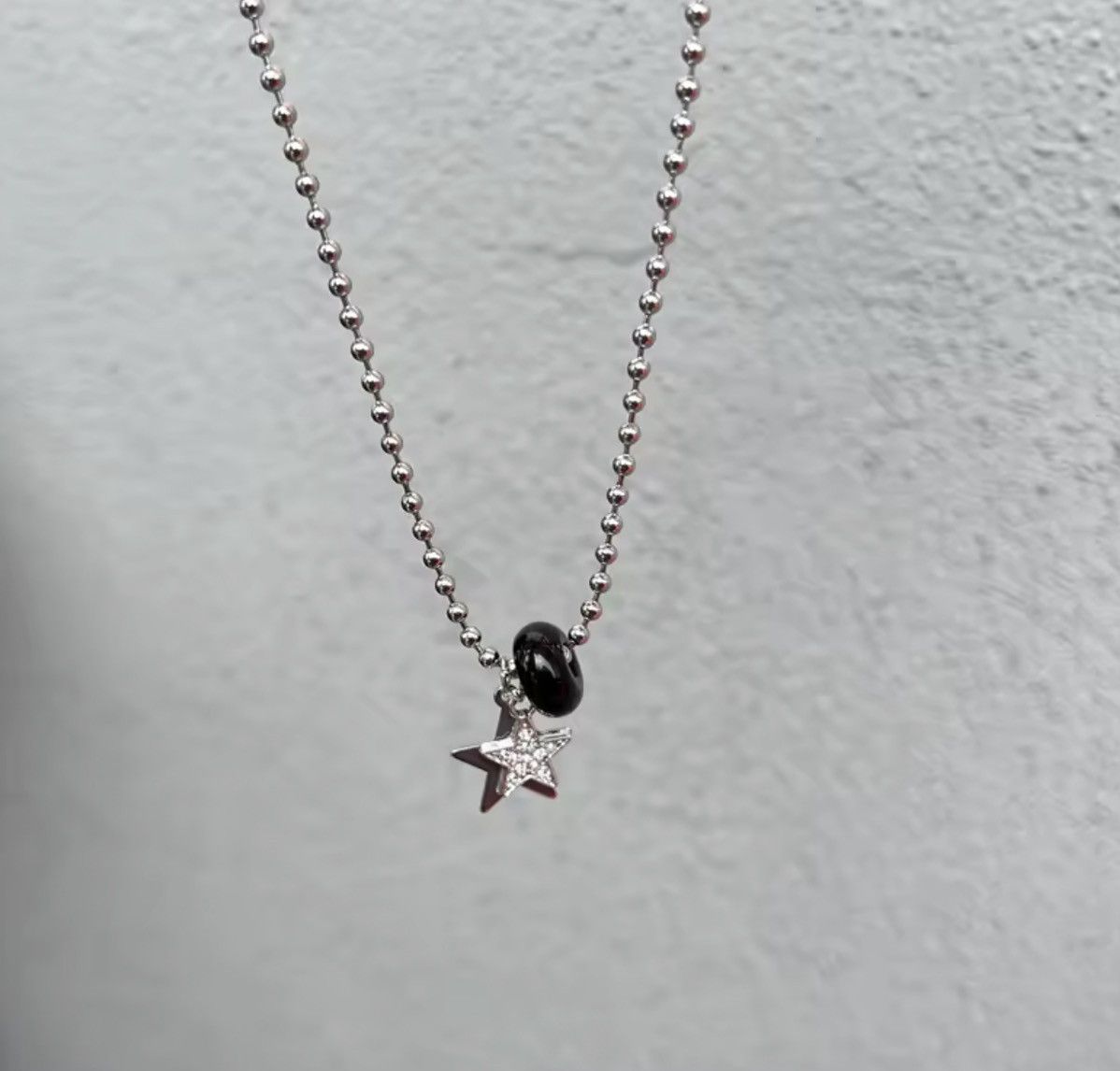 Jewelry y2k 2000s vintage style silver gothic star pendant necklace Size ONE SIZE - 2 Thumbnail