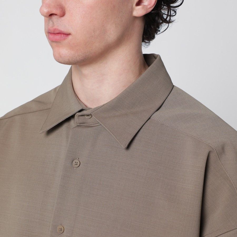Entire Studios o1d2blof0226 Oversized Short Sleeve Shirt in Beige Size US S / EU 44-46 / 1 - 4 Thumbnail