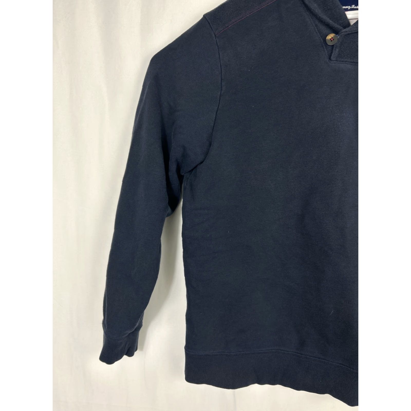 Tommy Bahama Tommy Bahama Pullover Cowl Neck Sweater Men L Navy Blue Size US L / EU 52-54 / 3 - 2 Thumbnail