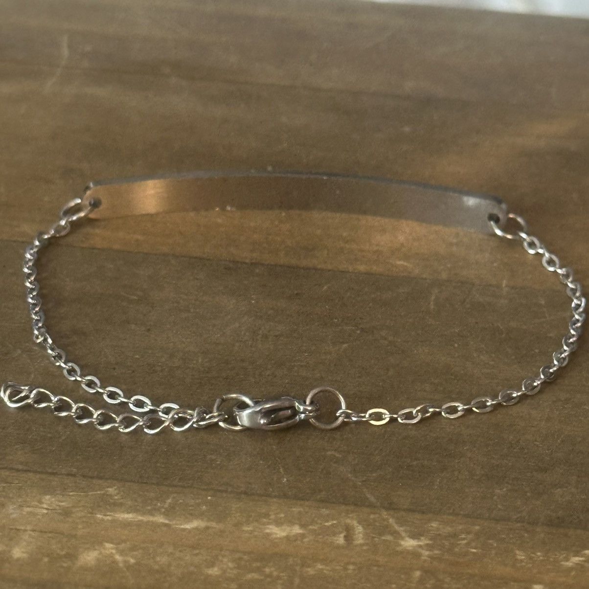 Other Stainless steel “Your anxiety is lying to you”plate bracelet Size ONE SIZE - 3 Thumbnail