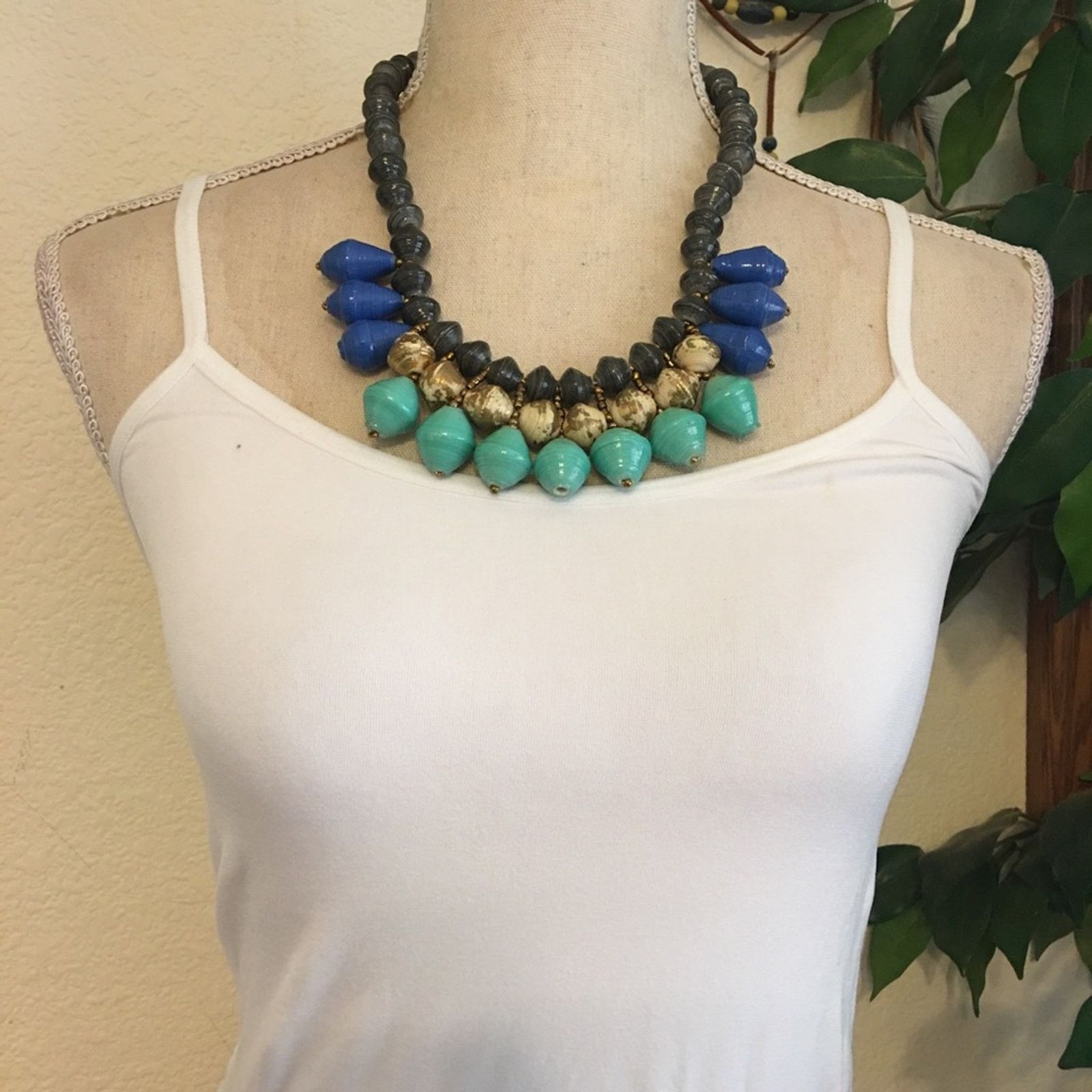 Jewelry Vintage Teng Yue handmade chunky bead necklace Size ONE SIZE - 3 Thumbnail