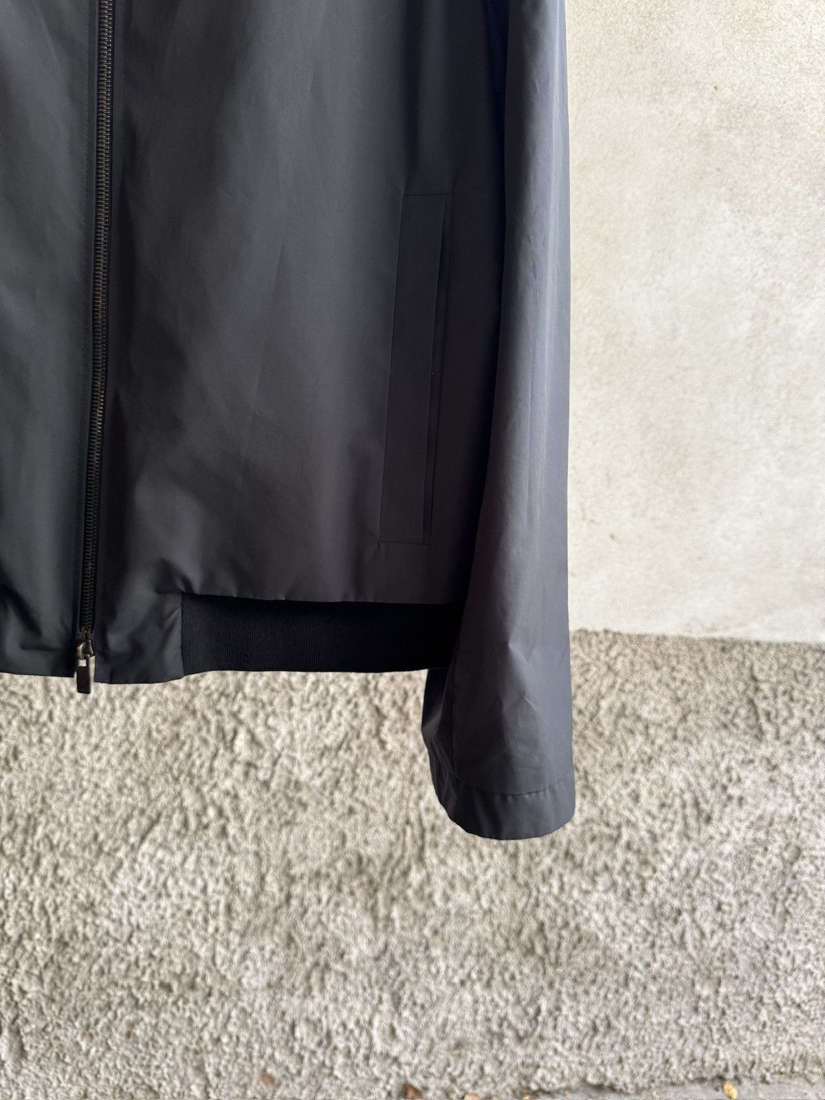 Jil Sander Jil Sander Double Layered Black Nylon Moto J Size US M / EU 48-50 / 2 - 2 Thumbnail