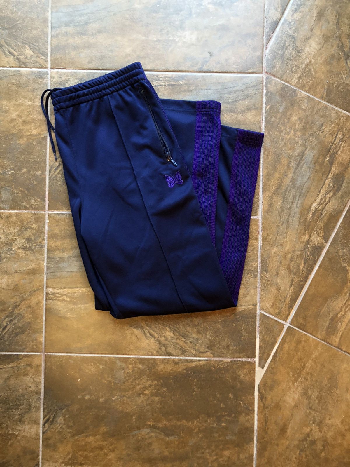 image of Needles Track Pants in Navy, Men's (Size 34)