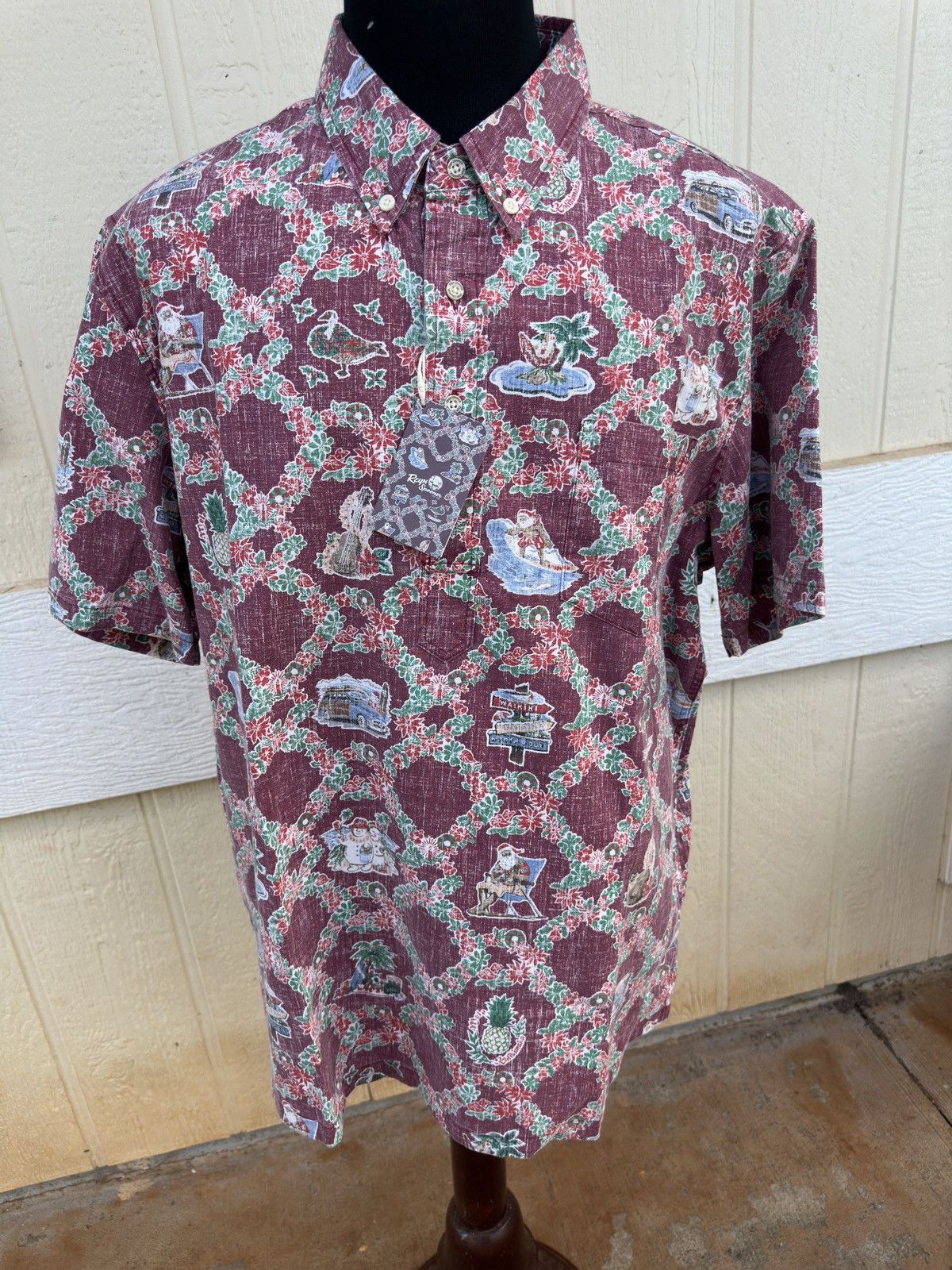 Reyn Spooner New Reyn Spooner Classic Mele Kalikimaka Red Men's XL Size US XL / EU 56 / 4 - 1 Thumbnail