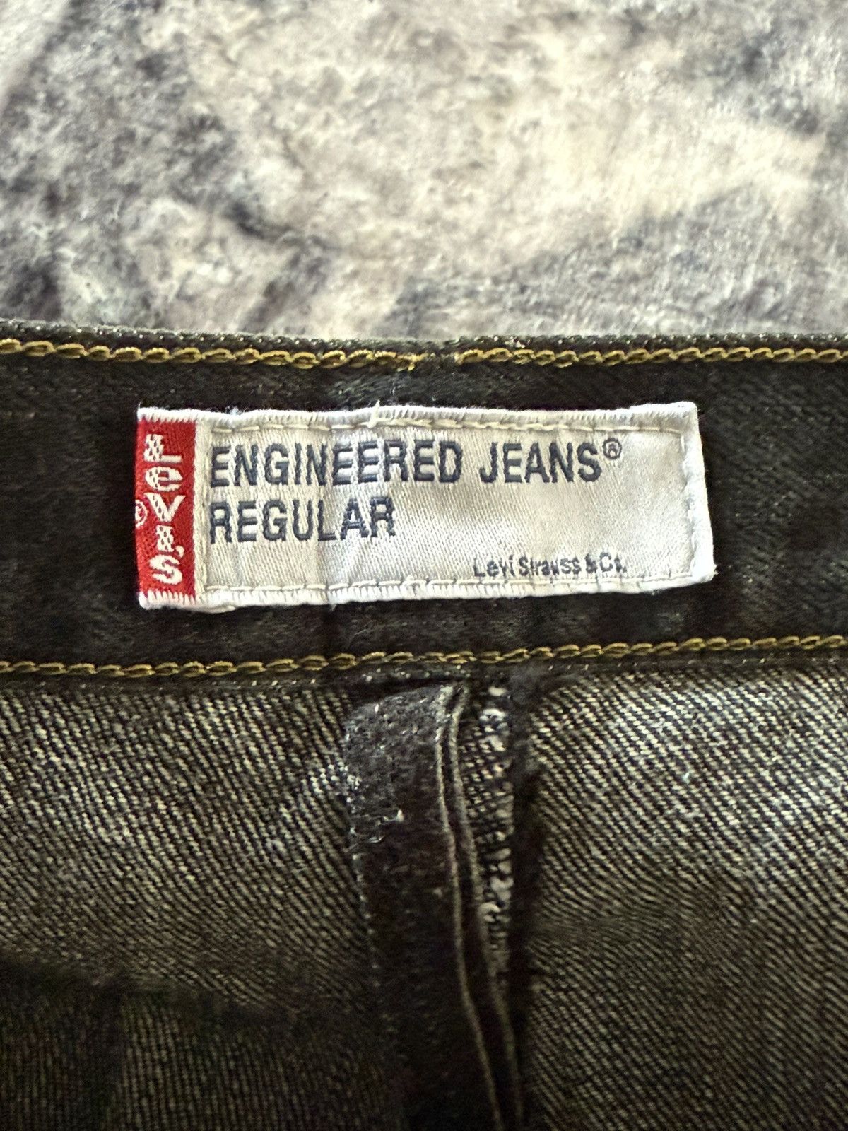 Levi's Vintage Levis Engineered Matrix Digital Rain Painted Jeans Size US 29 - 23 Thumbnail