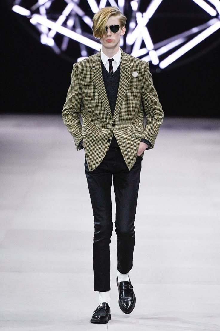 Celine 2019 Tournon Houndstooth Wool Blazer Size US M / EU 48-50 / 2 - 2 Thumbnail