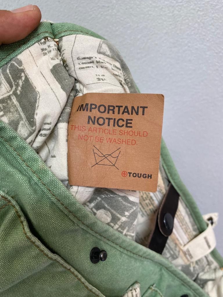 If Six Was Nine × Japanese Brand Tough massanger style crossbody bag military distressed Size ONE SIZE - 10 Thumbnail