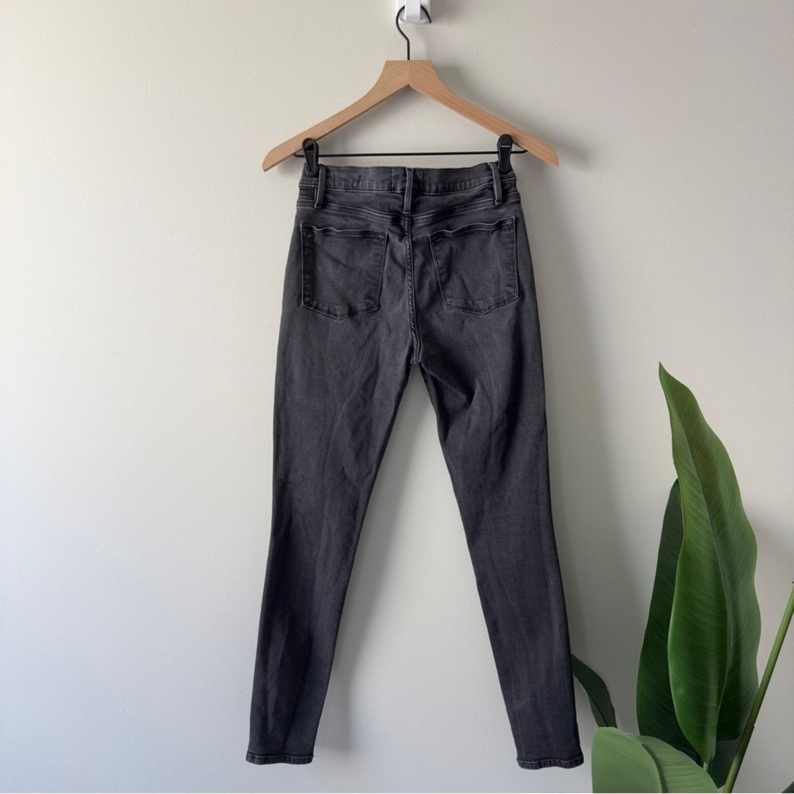 Frame Frame Le High Skinny Jeans Button Fly Denim High Rise Gray Size 27" / US 4 / IT 40 - 2 Thumbnail