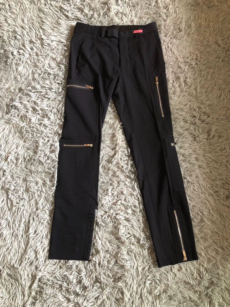 Dior Dior Zipper pocket wool overalls pants 2501-Nextarrow Size US 28 / EU 44 - 1 Thumbnail