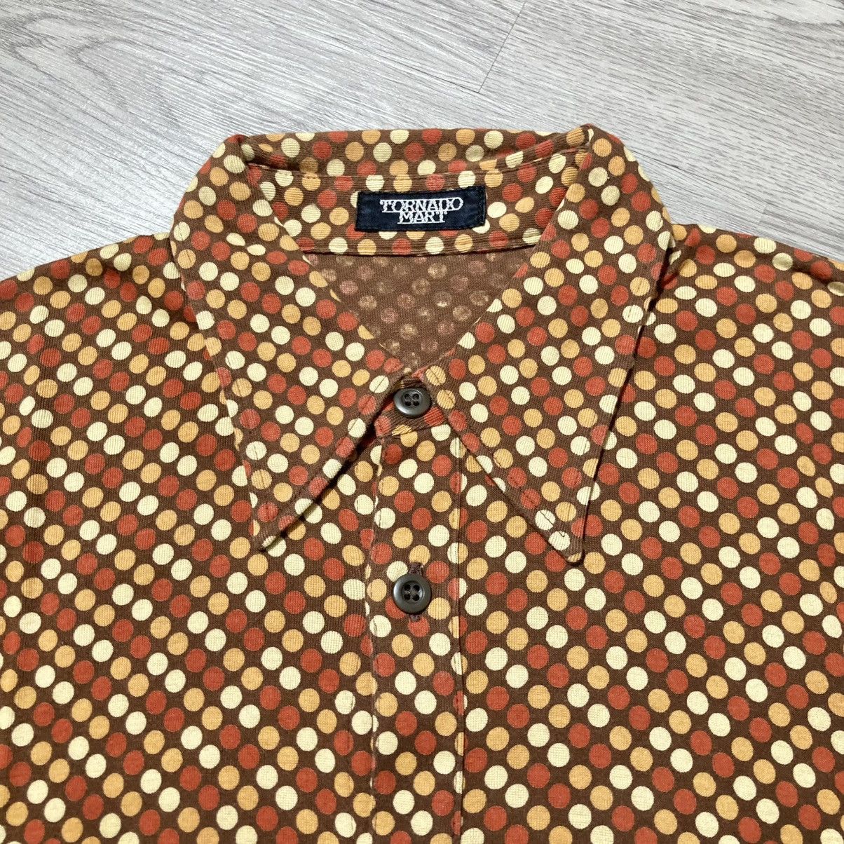 Tornado Mart 2000s Tornado Mart Japan Polkadot Motif Button Up Shirt Size US M / EU 48-50 / 2 - 5 Thumbnail