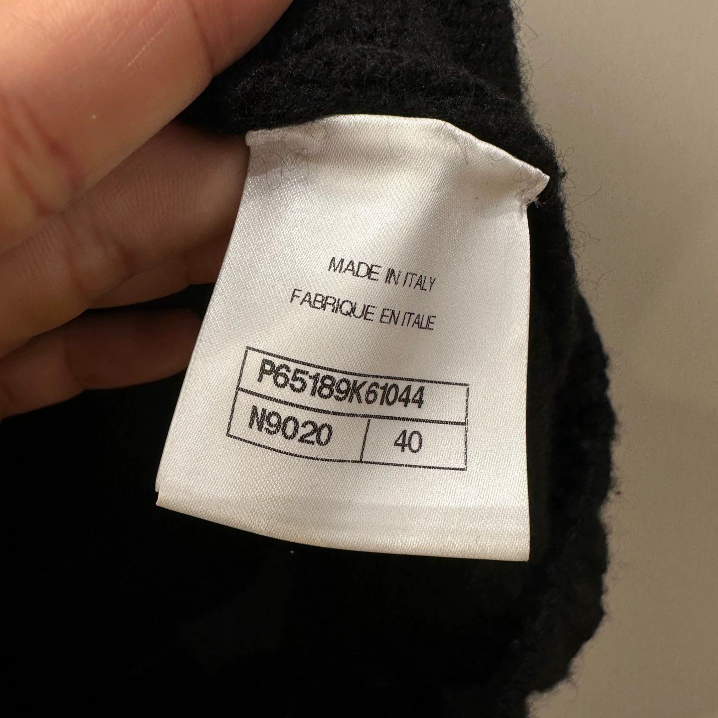 Chanel Chanel Beaded Slogan Lettering Cashmere Sweater 40 Size M / US 6-8 / IT 42-44 - 4 Thumbnail