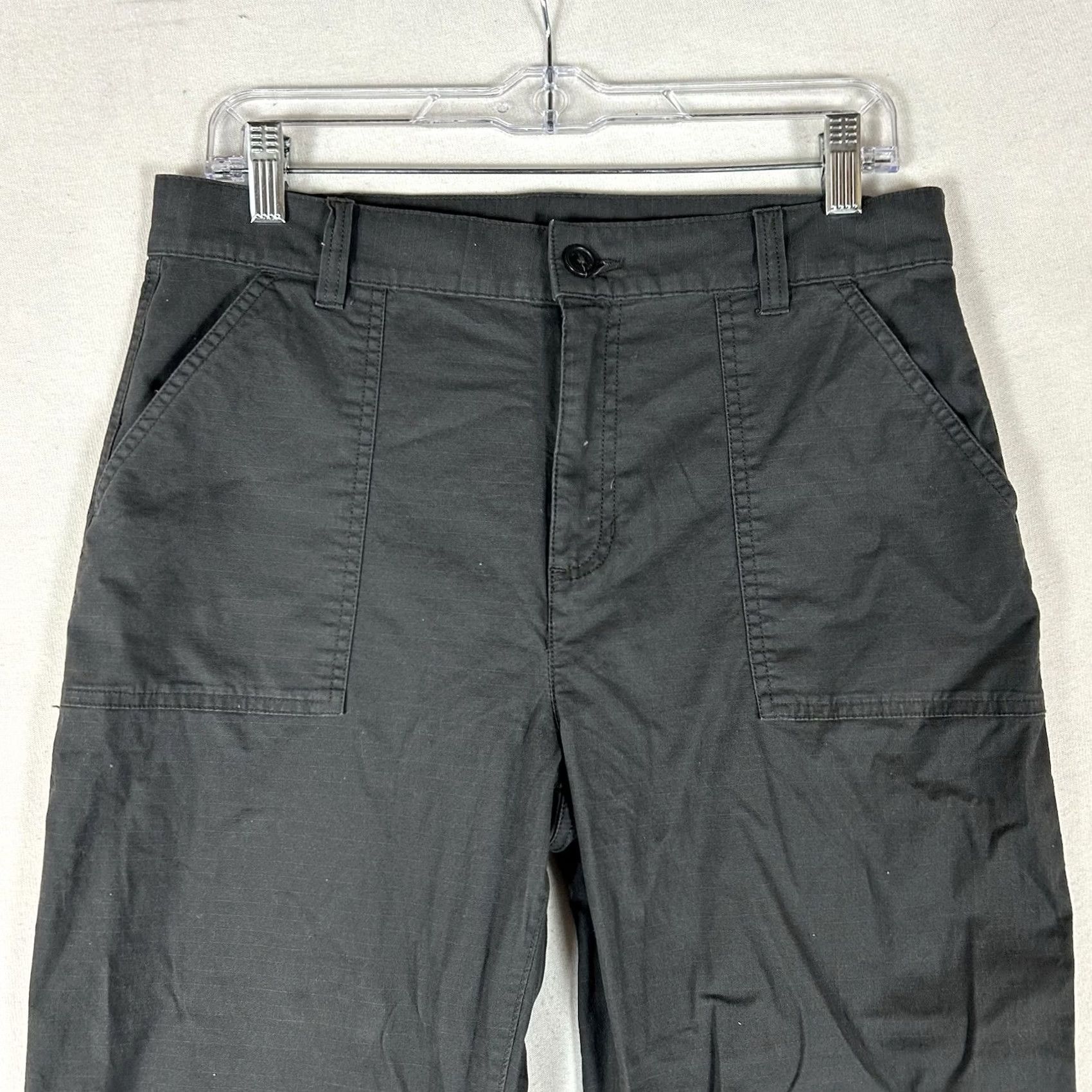 Eddie Bauer Eddie Bauer Cargo Pants Joggers Women Size 6 Gray Cargo Pockets Stretch Hiking Size 28" / US 6 / IT 42 - 2 Thumbnail