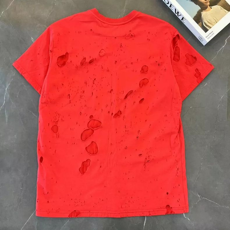 Givenchy Givenchy Red Hole Short Sleeve Size US S / EU 44-46 / 1 - 2 Thumbnail