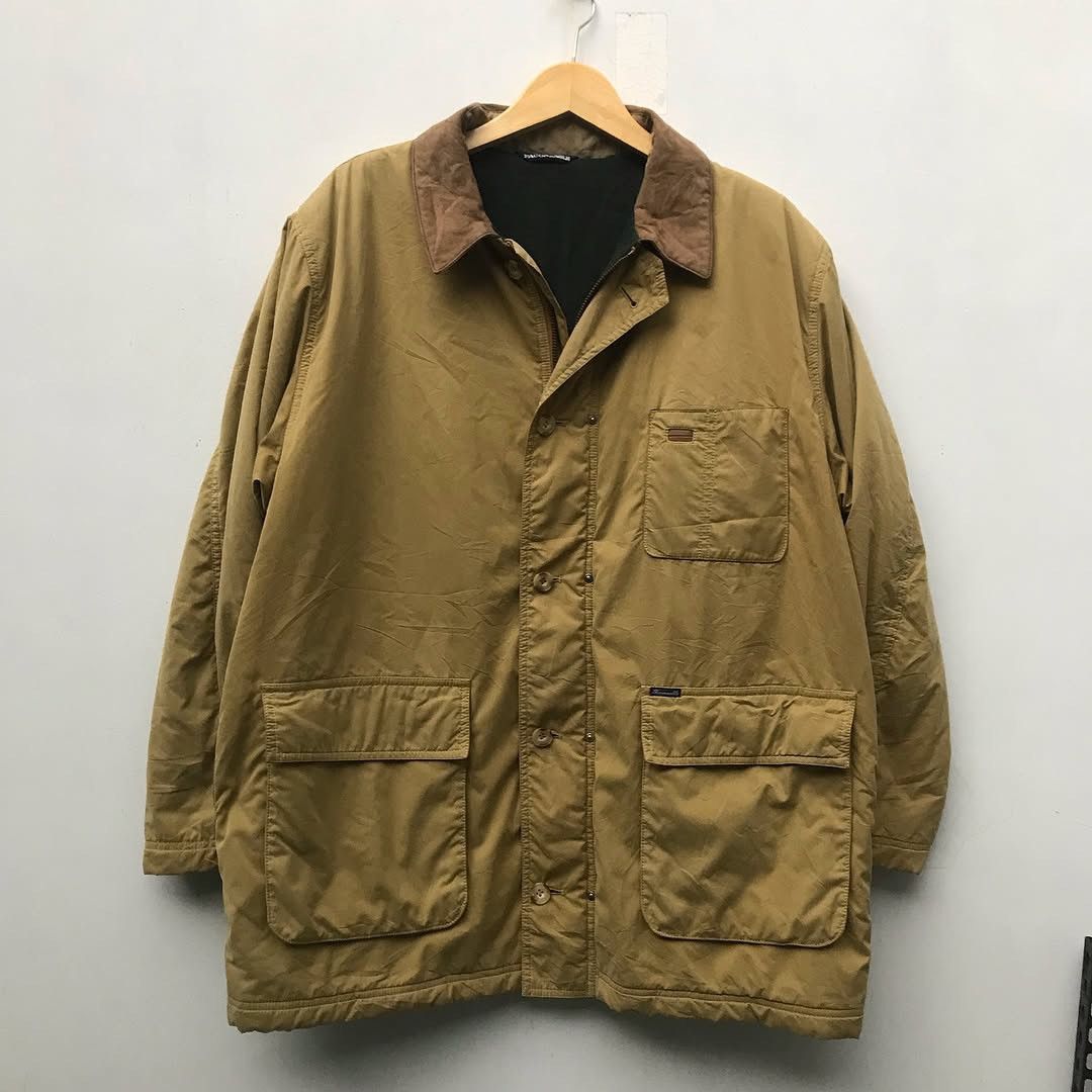 Designer × Faconnable Vintage Faconnable hunting jacket Big Pocket Full Zip musta Size US L / EU 52-54 / 3 - 2 Thumbnail