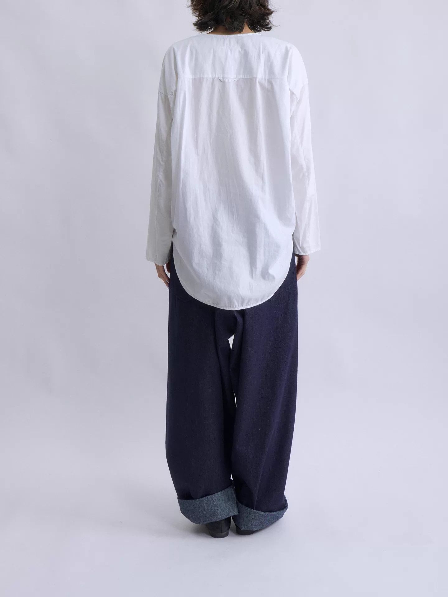 Maison Margiela Maison Margiela MM6 2014 Collarless White Shirt Size M / US 6-8 / IT 42-44 - 6 Thumbnail
