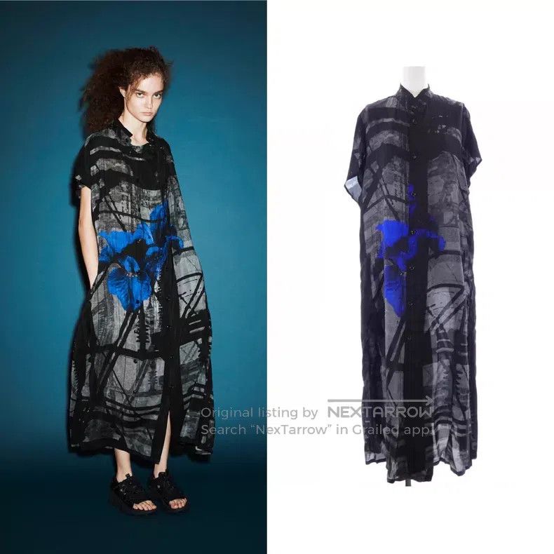 Yohji Yamamoto Yohji Yamamoto size 1 25ss Shirt Dress Size S / US 4 / IT 40 - 1 Thumbnail