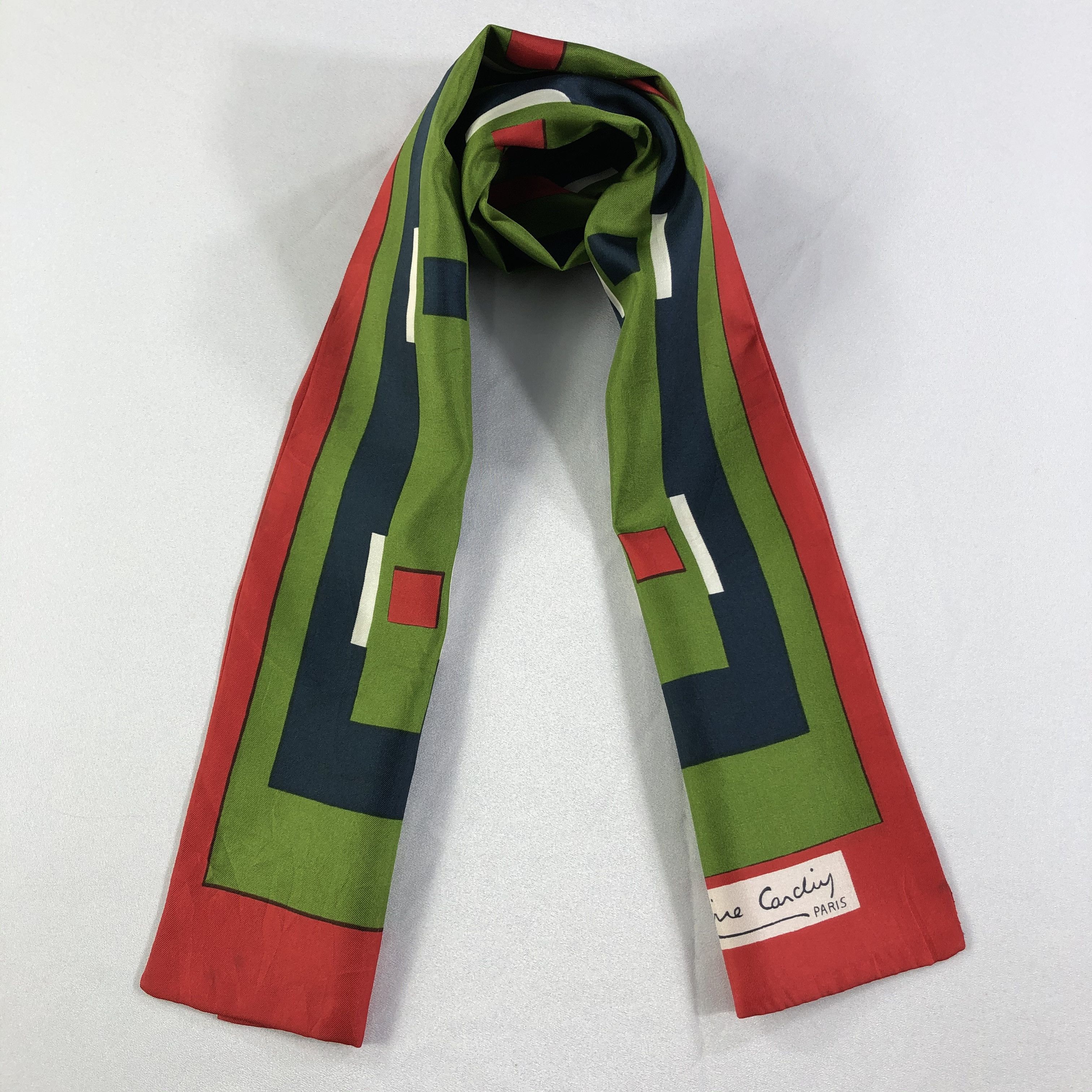Pierre Cardin × Vintage Vintage Pierre Cardin Silk Scarf Size ONE SIZE - 2 Thumbnail