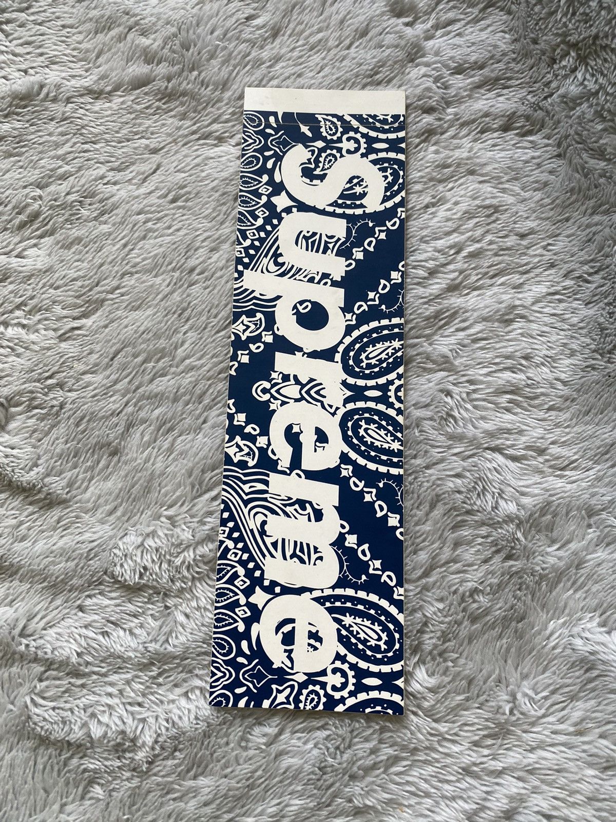 Supreme bandana paisley box logo sticker 2006 authentic